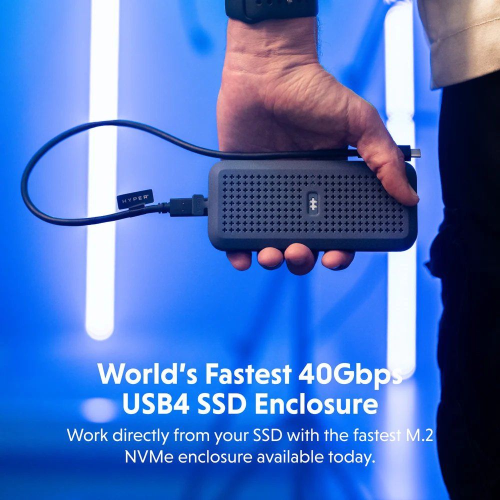 Hyper USB4 HyperDrive Next NVMe Boîtier SSD