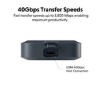 Hyper USB4 HyperDrive Next NVMe Boîtier SSD