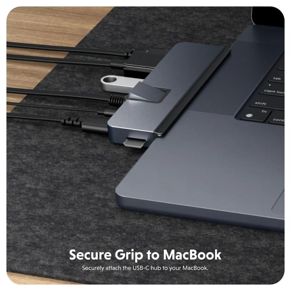 Hyper USB-C HyperDrive Duo Pro Hub 7 en 2 - bleu