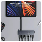 Hyper USB-C HyperDrive Duo Pro Hub 7 en 2 - bleu
