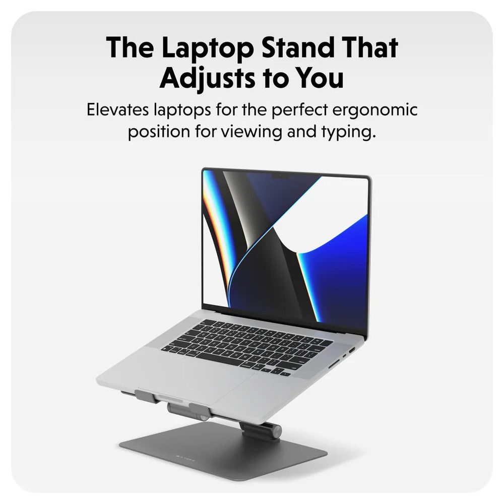 Ergonomischer, verstellbarer Laptopständer von Hyper HyperSpace
