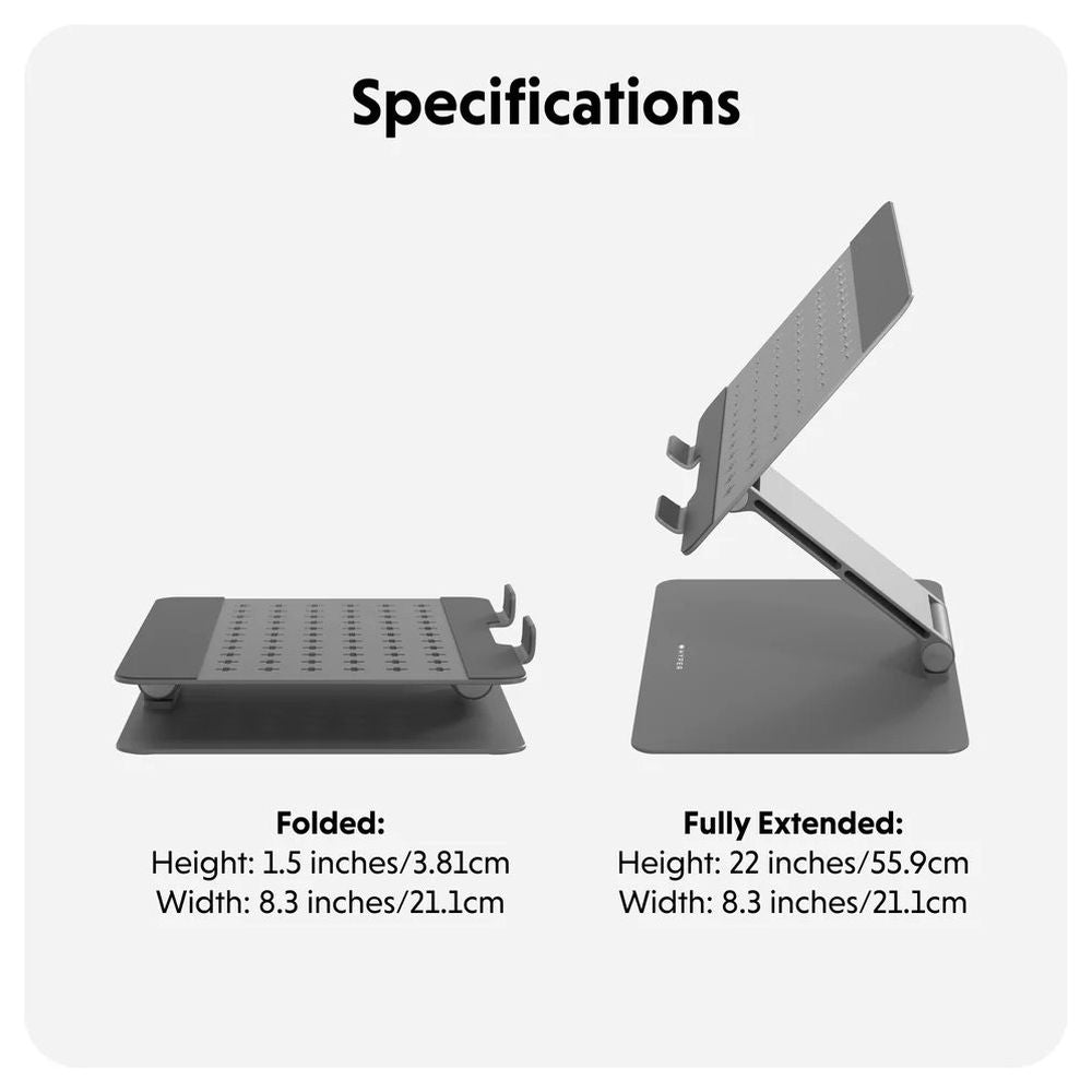 Ergonomischer, verstellbarer Laptopständer von Hyper HyperSpace
