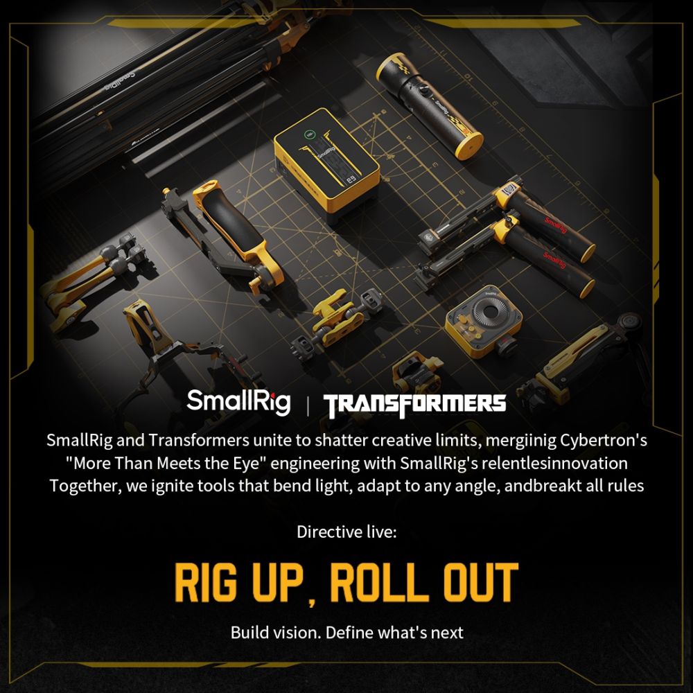 SmallRig 5513 Vibe P48 Abnehmbares Handy-LED-Videolicht „BumbleBee Edition“