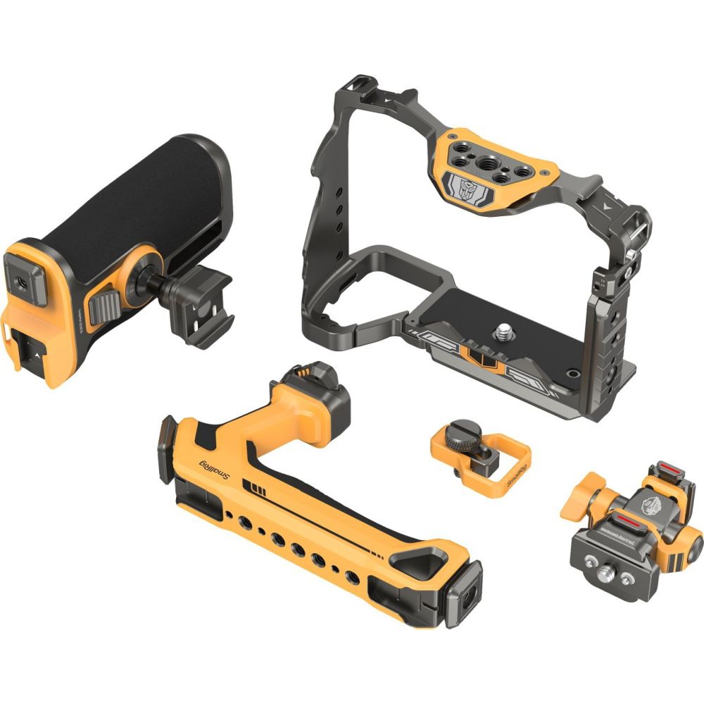 SmallRig 5518 "HawkLock" Quick Release Cage Kit for Sony Alpha 7R V / Alpha 7 IV / Alpha 7S III (Advanced Edition) "BumbleBee Edition"