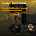 SmallRig 5520 Einstellbare Monitorhalterung, kompatibel mit ARRI 3/8''-16 Schrauben „BumbleBee Edition“