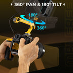 SmallRig 5520 Einstellbare Monitorhalterung, kompatibel mit ARRI 3/8''-16 Schrauben „BumbleBee Edition“