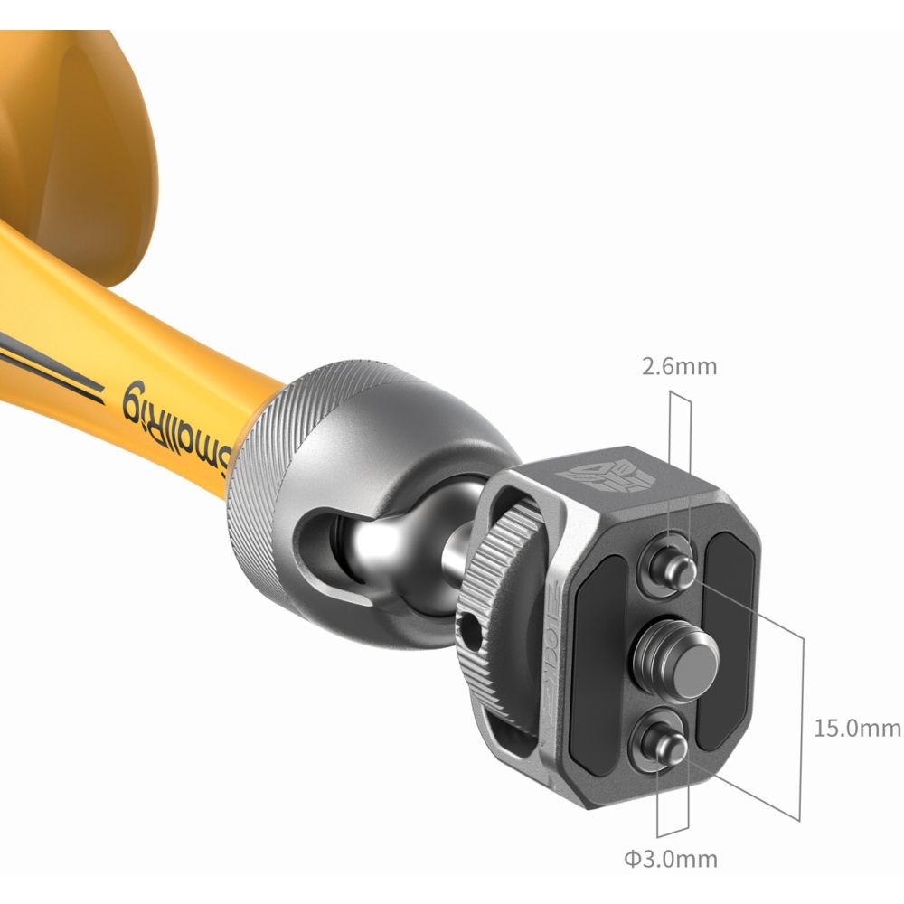 SmallRig 5521 Support de bras Rosette (11") « Édition BumbleBee »