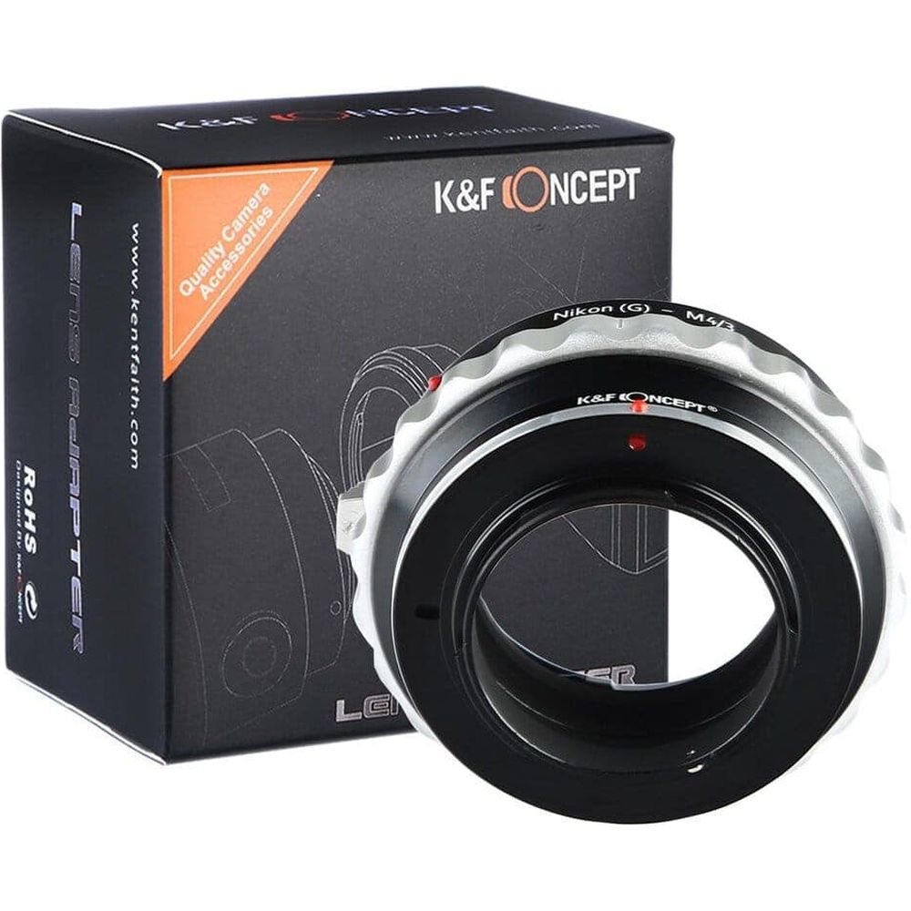K&F Adaptateur d'objectif Nikon F (type G) - Micro 4/3