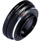 K&F Adaptateur d'objectif Canon FD - Micro 4/3