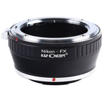 K&F Adaptateur d'objectif Nikon F - Fujifilm X