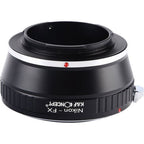 K&F Adaptateur d'objectif Nikon F - Fujifilm X