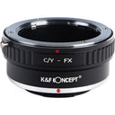 K&F Adaptateur d'objectif Contax Yashica - Fujifilm X