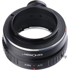 K&F Objektiv Adapter Contax Yashica - E-Mount mit statief-mount