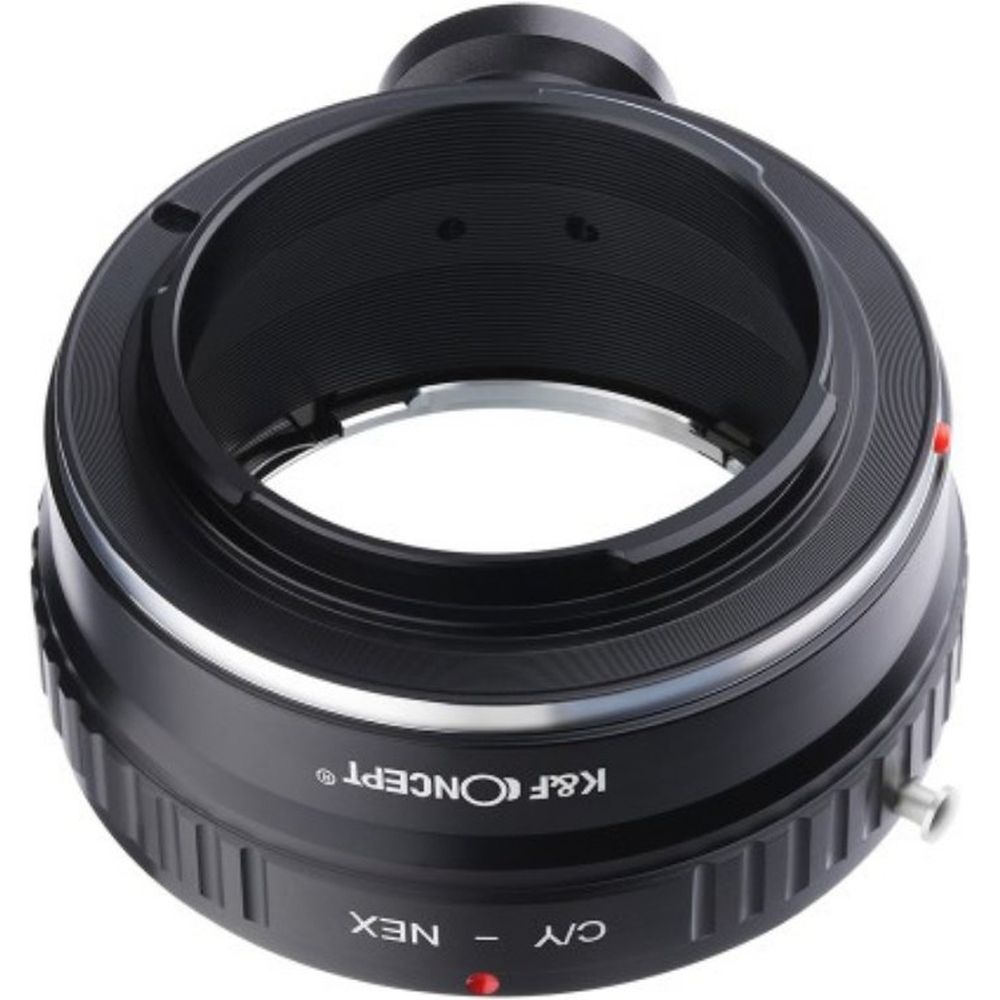 K&F Objektiv Adapter Contax Yashica - E-Mount mit statief-mount
