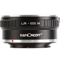 K&F Objectif Adaptateur Leica R - Canon EOS M (EF-M)
