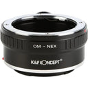 K&F Objektiv Adapter Olympus OM - Sony E-Mount (statief-mount)