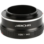 K&F Objektiv Adapter Olympus OM - Sony E-Mount (statief-mount)