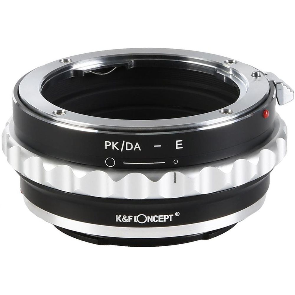 K&F Adaptateur d'objectif Pentax K/DA - Monture Sony E