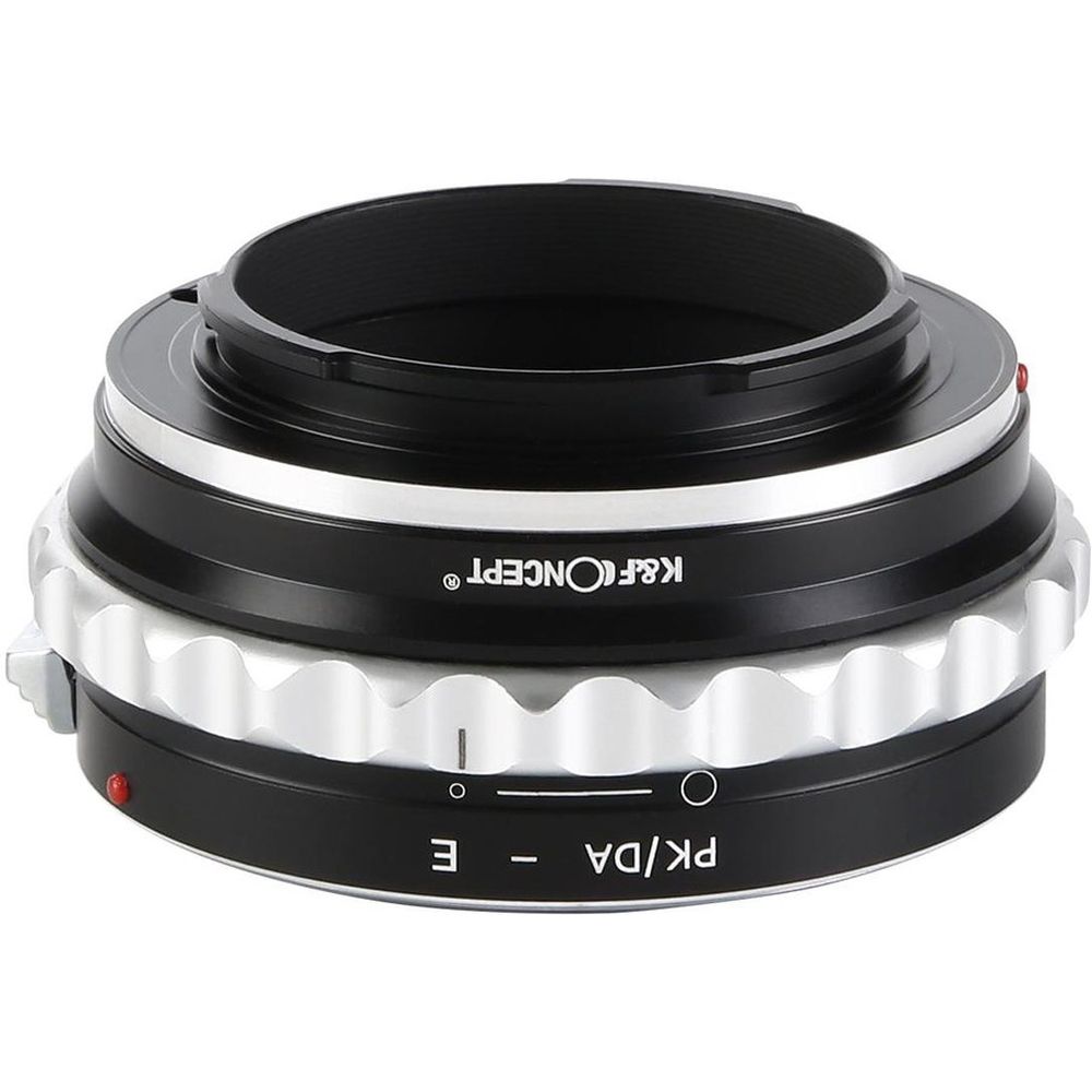 K&F Adaptateur d'objectif Pentax K/DA - Monture Sony E