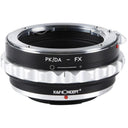 K&F Adaptateur d'objectif Pentax K/DA - Fujifilm X