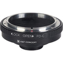 K&F Objectif Adaptateur Canon FD - C-Mount