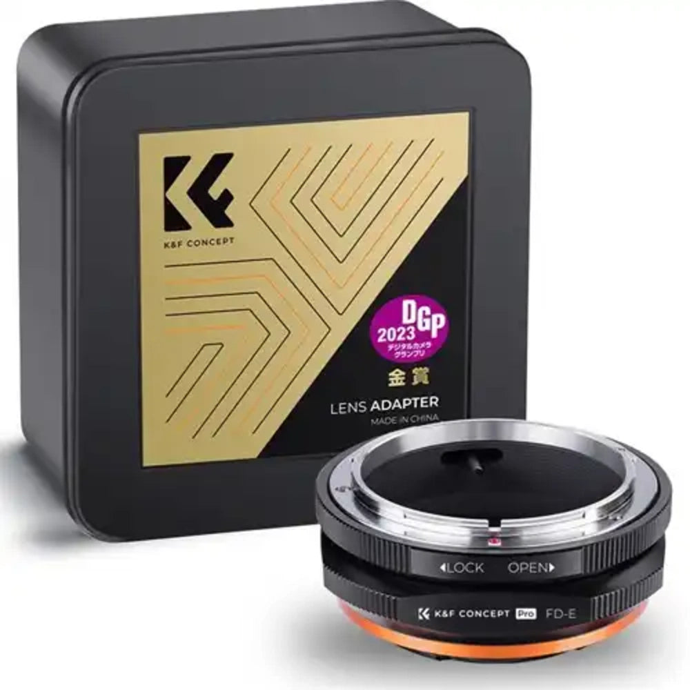 K&F Objectif Adaptateur Canon FD - Sony E-Mount (PRO)