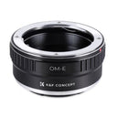 K&F Adaptateur d'objectif Olympus OM - Sony E-Mount (PRO)