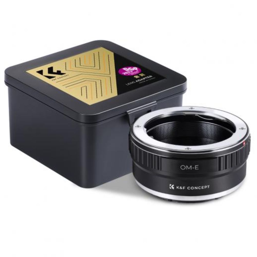 K&F Adaptateur d'objectif Olympus OM - Sony E-Mount (PRO)