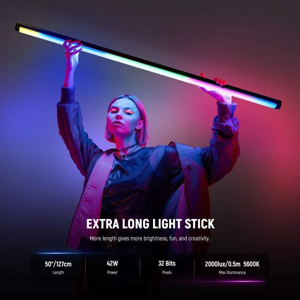 Neewer TL120C 42W RGB LED-Röhrenleuchte