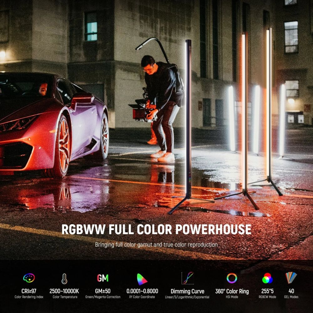 Neewer TL120C 42W RGB LED-Röhrenleuchte