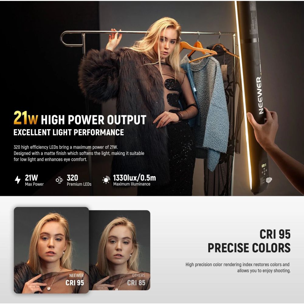 Neewer GC21B 21W aufblasbares Leuchtstoffröhrenlicht