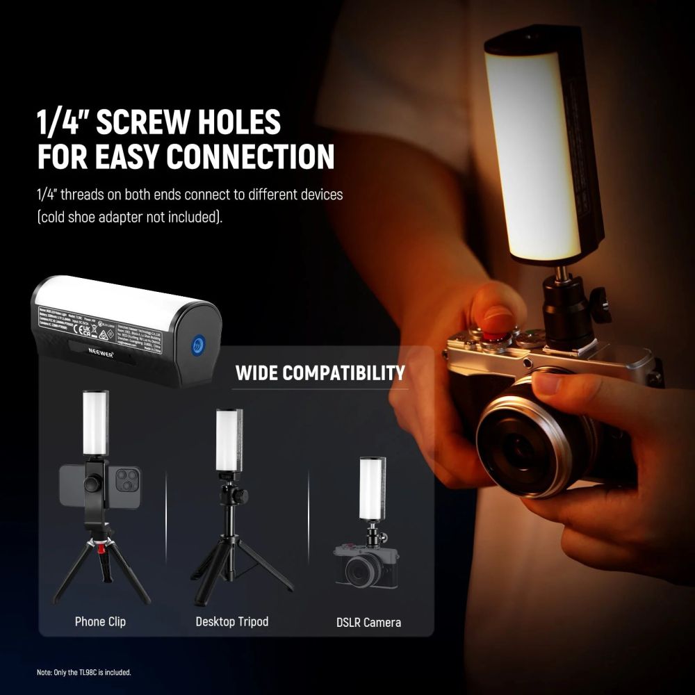 Neewer TL98C 6W magnetisches RGB-Röhrenlicht 108cm