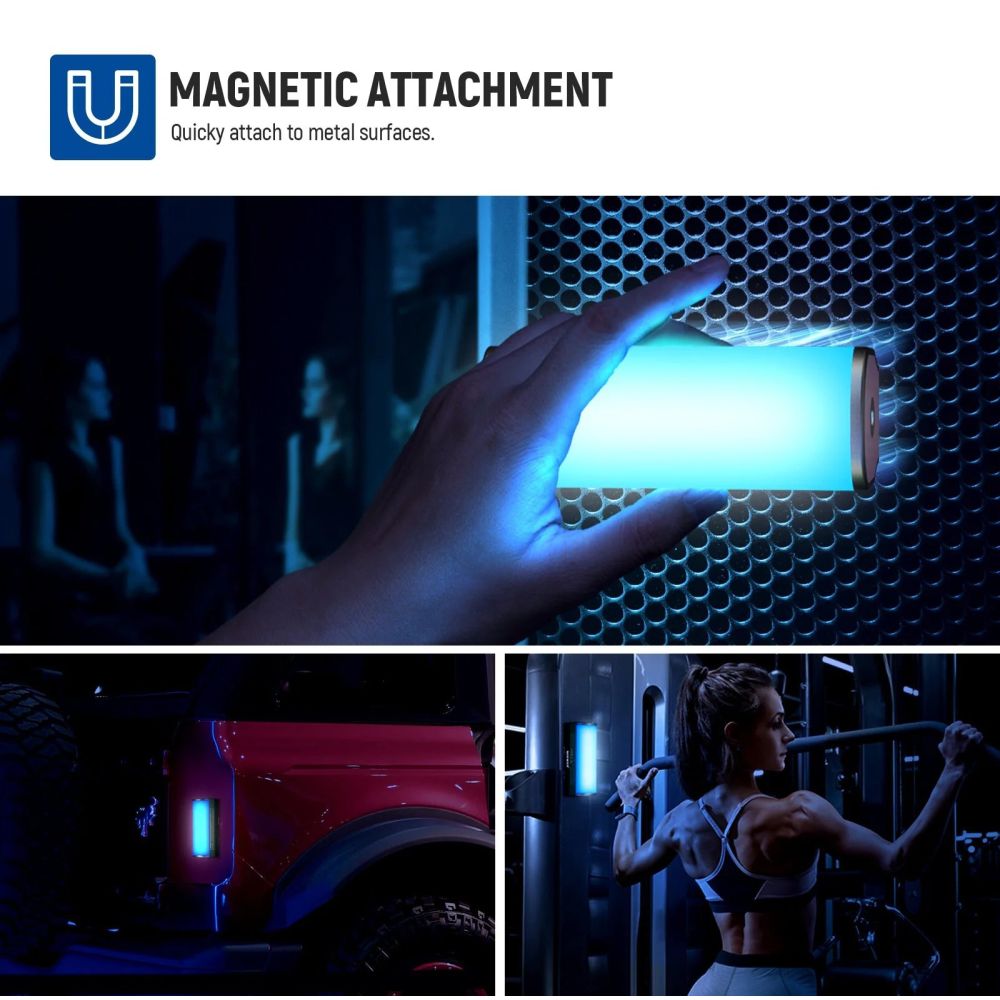Neewer TL98C 6W magnetisches RGB-Röhrenlicht 108cm