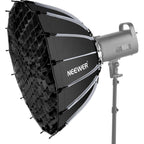 Neewer SF65Q 65 cm breite parabolische Softbox mit Schnellverschluss und Wabengitter