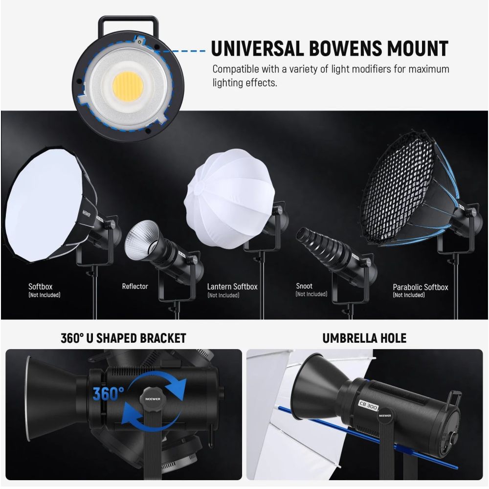 Neewer CB300B 320W zweifarbiges LED-Licht