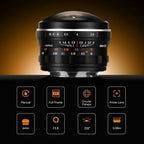 AstrHori 6mm f/2.8 Full-Frame Circular Fisheye lens Nikon Z-mount