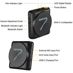 7Ryms Präsentationslautsprecher mit kabellosem Headset, schwarz