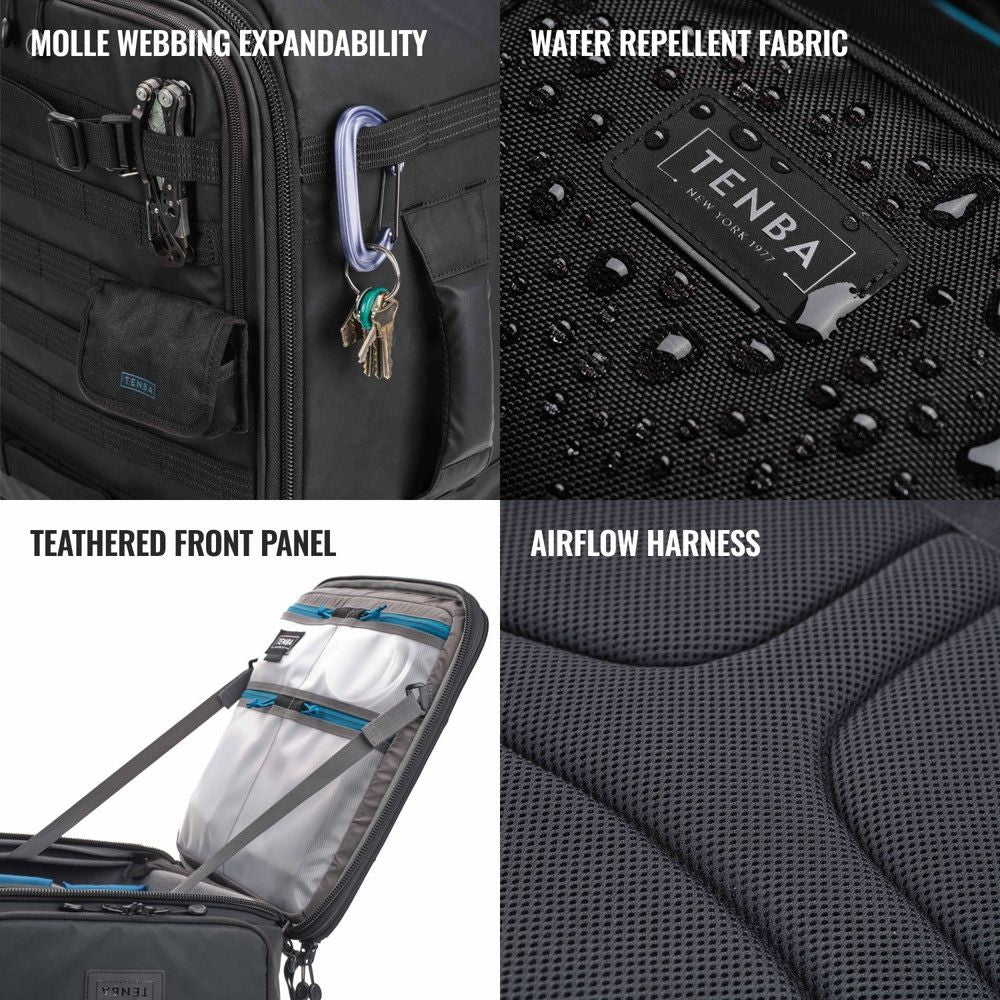Tenba Axis V2 28L Roller Backpack - black