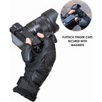 Vallerret Saga Damenhandschuh Schwarz, M