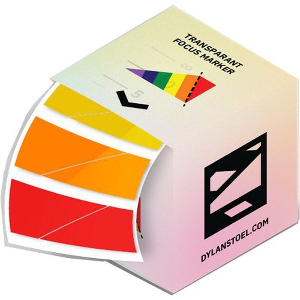 Dylan Stoel Marqueurs Rainbow Focus transparents 100 pièces