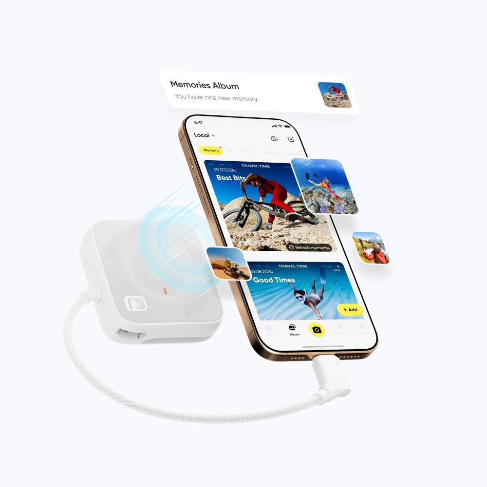 Insta360 Lecteur de cartes 2 en 1 + étui