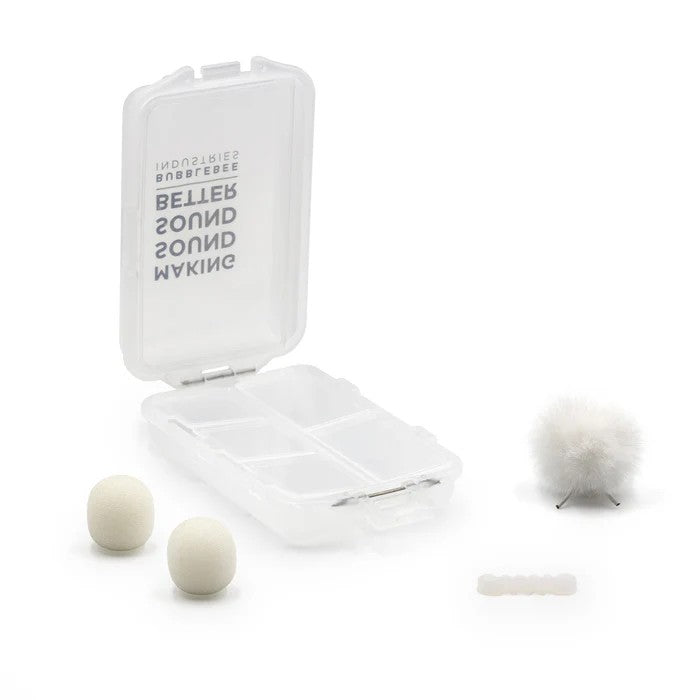 Bubblebee The Outdoor Mic Kit pour Røde Lavalier II Blanc