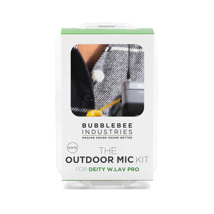 Bubblebee The Outdoor Mic Kit Für Deity W.Lav Pro, Weiß