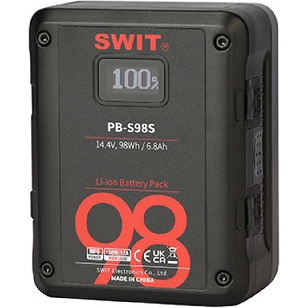 SWIT PB-S98S 98Wh Multi-Sockets Square Cine Battery, V-mount
