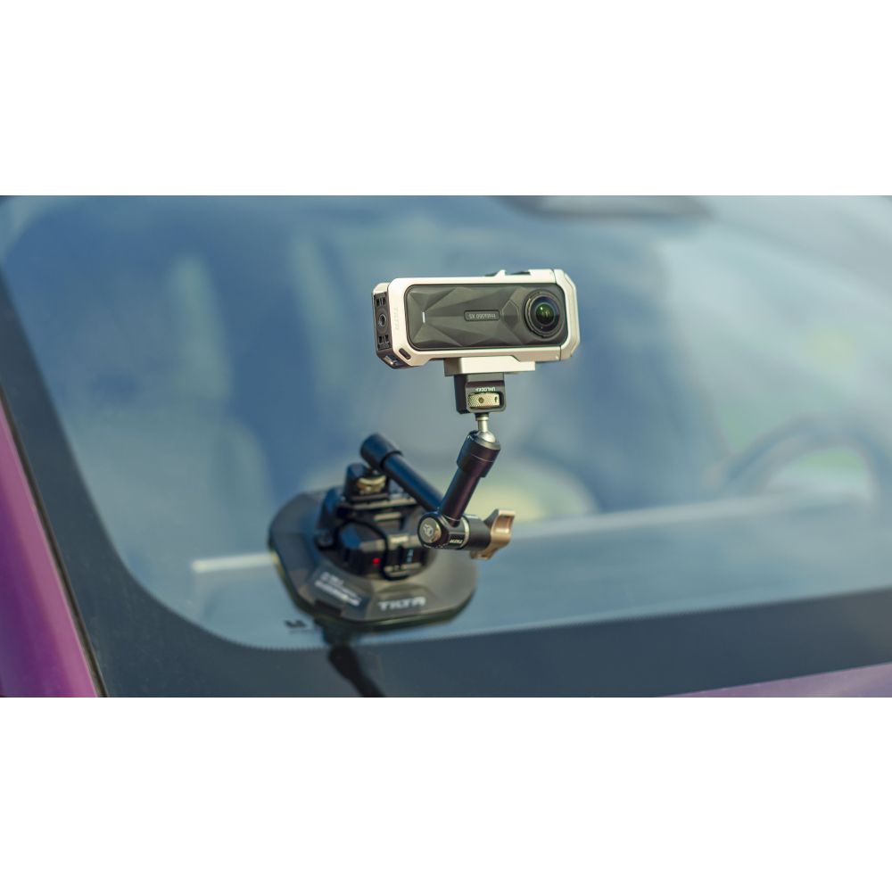 Tilta Plaque de Montage Horizontale pour Cage de Caméra Insta360 X5 - Gris Titane