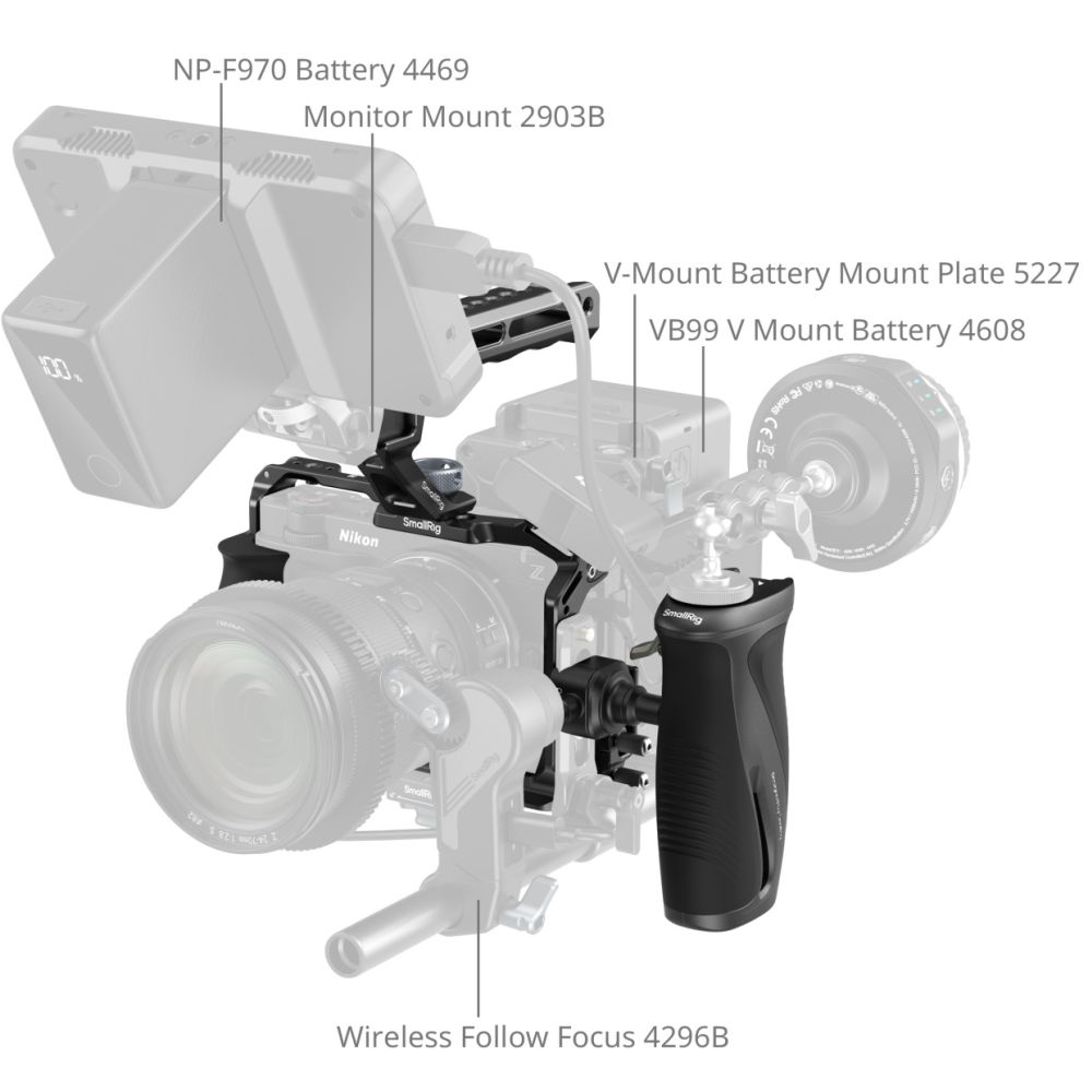 SmallRig 5468 Kit cage pour Nikon ZR (édition avancée)