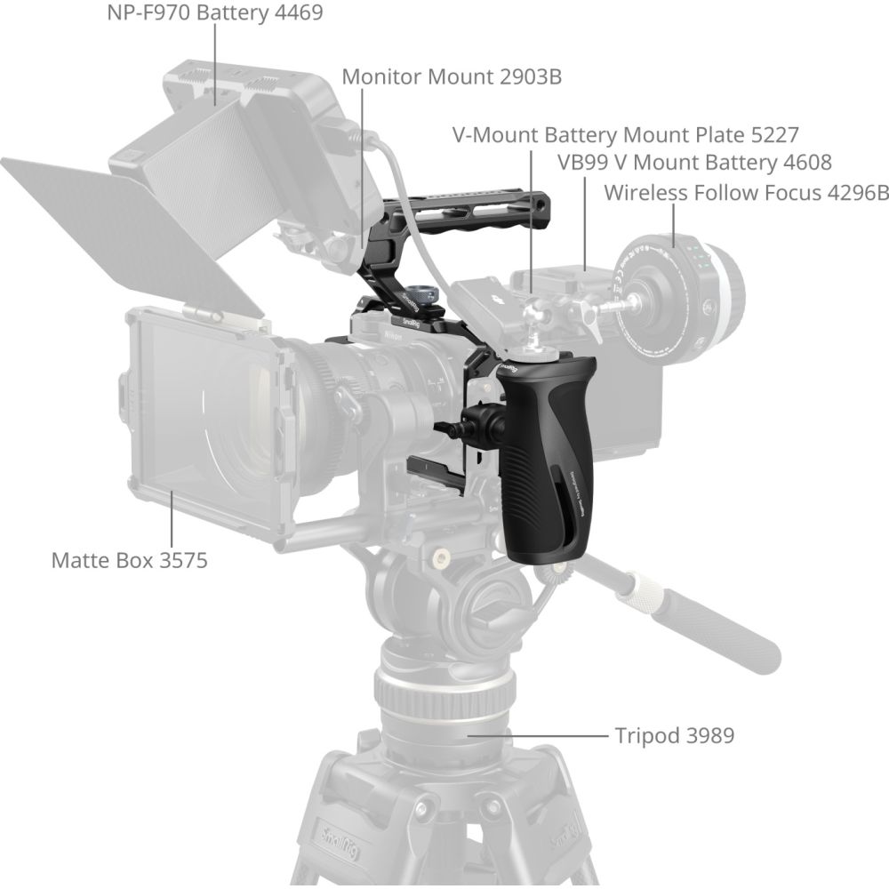 SmallRig 5468 Kit cage pour Nikon ZR (édition avancée)