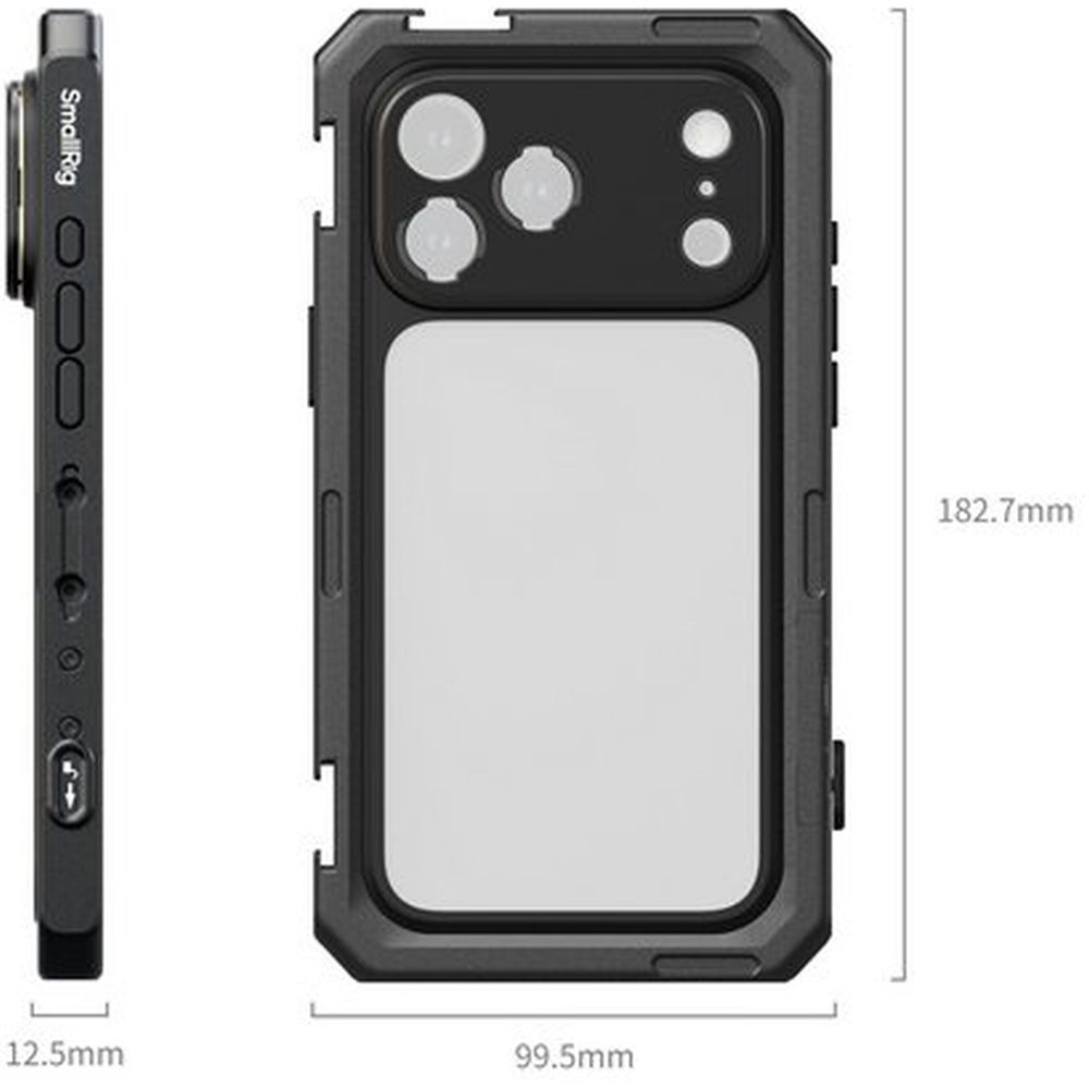 SmallRig 5546 Cage vidéo mobile pour iPhone 17 Pro Max (édition de base)