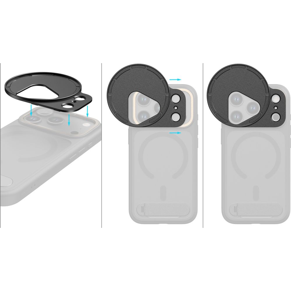 SmallRig 5547 FilMov Aufsteckbarer Filteradapter für iPhone 17 Pro (67mm)