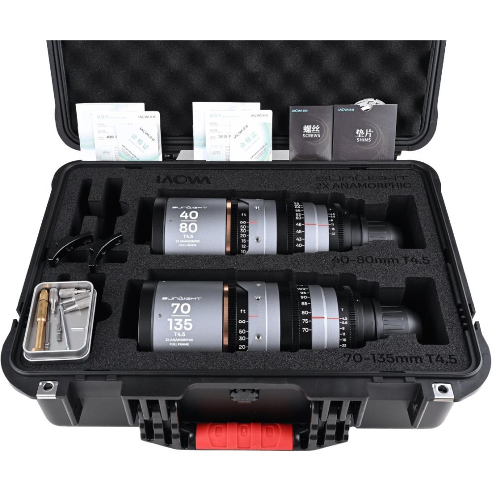 Laowa Sunlight FF 2x Anamorphic Zoom Bundle 40-80/70-135mm Bernstein
